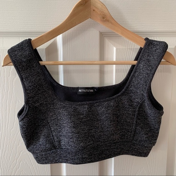 Like New PrettyLittleThing Knit Lounge Bralette Crop Top - Picture 1 of 2